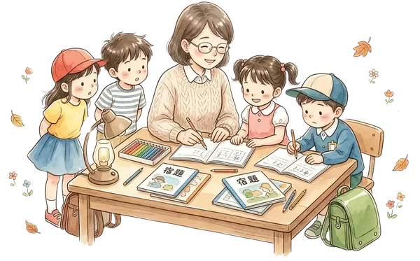 校园简笔画